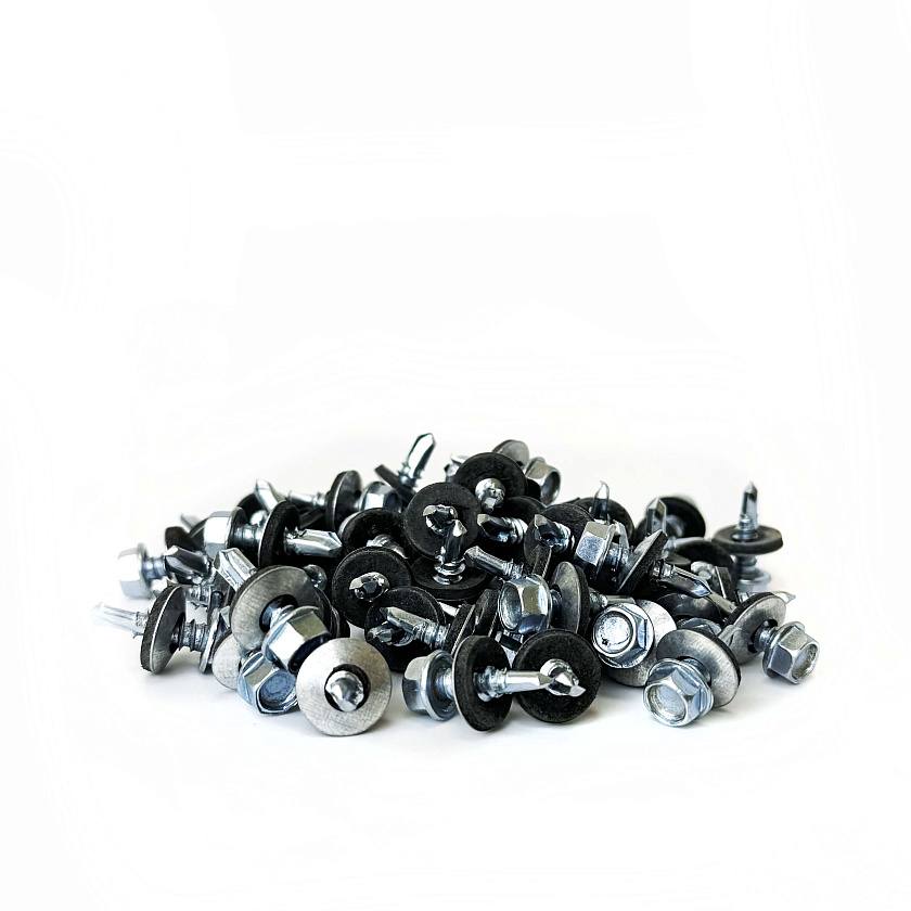 Саморез кровельный 5.5х19 оцинкованный, (250 шт)